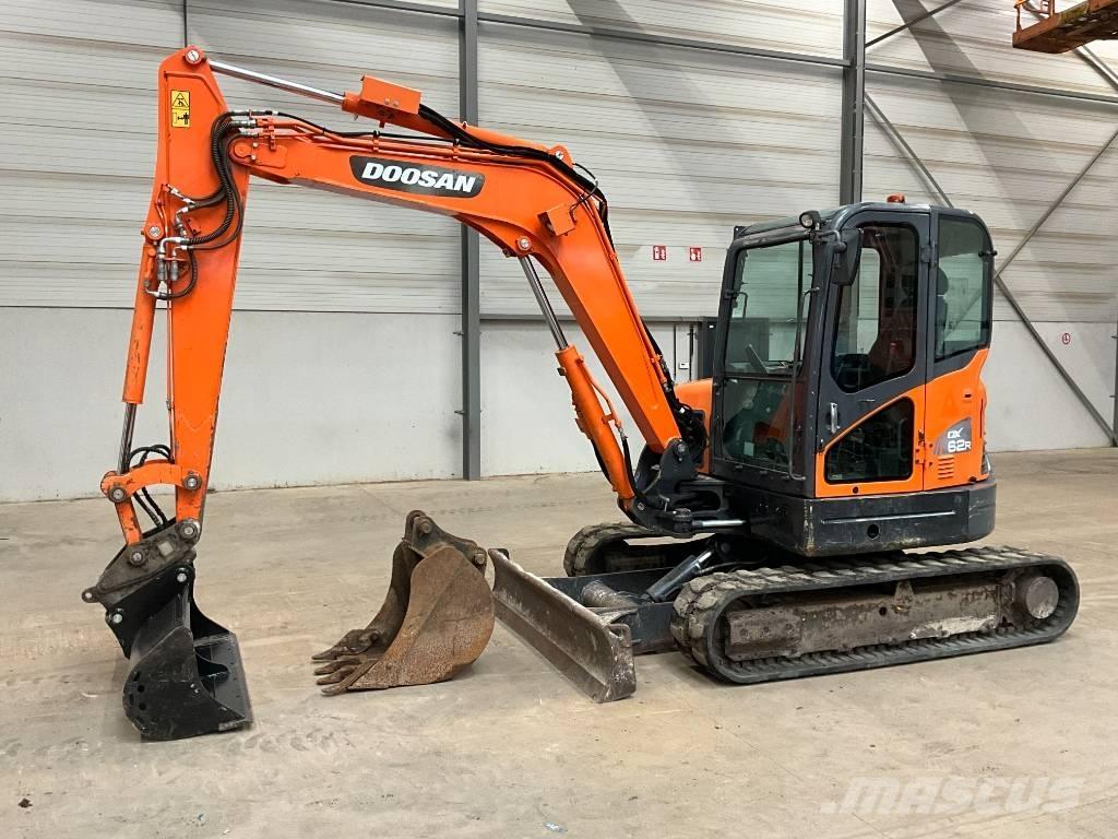 Doosan DX 62 R-3 Mini ekskavatörler, 7 tona dek