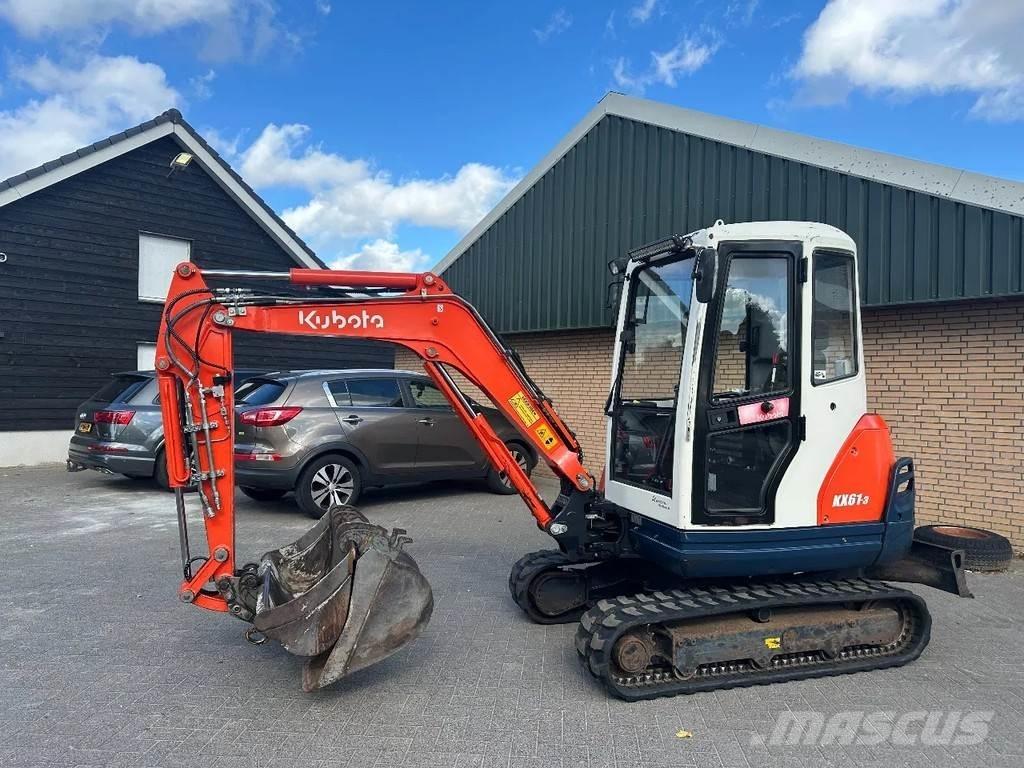 Kubota KX61-3 Mini ekskavatörler, 7 tona dek