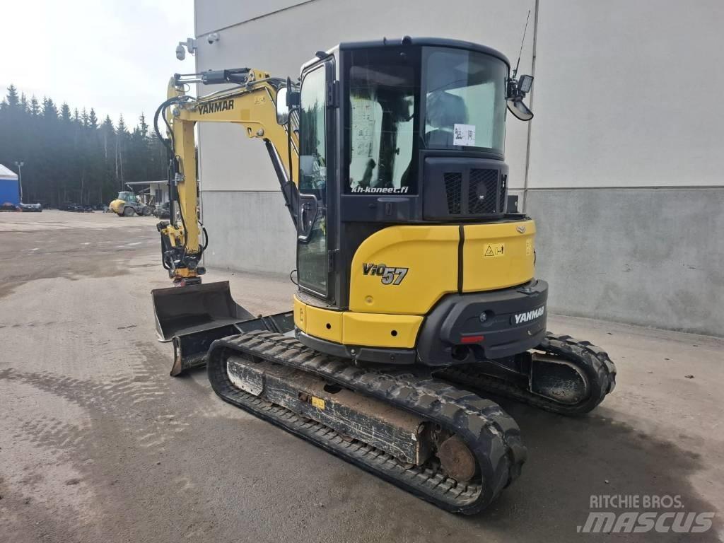Yanmar Vio 57-6A Mini ekskavatörler, 7 tona dek