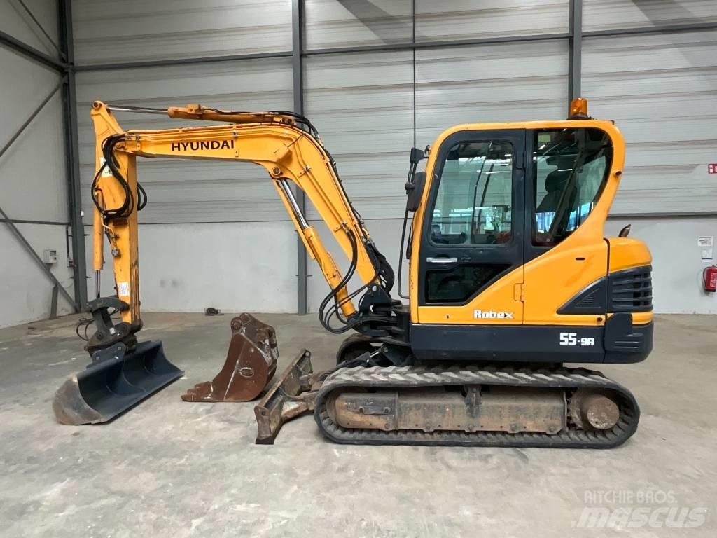Hyundai Robex 55-9 A Mini ekskavatörler, 7 tona dek
