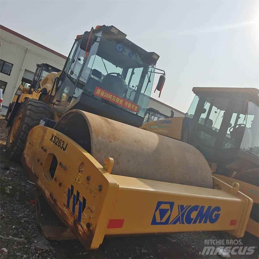 XCMG XS 263 J Tek tamburlu silindirler