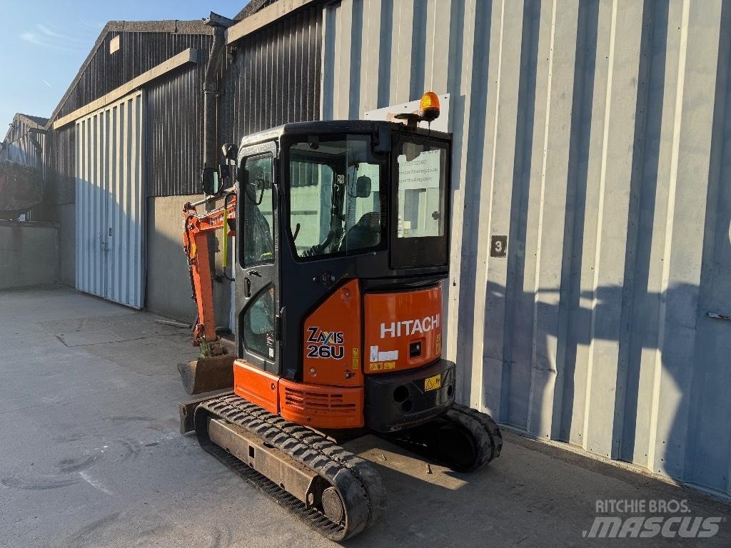Hitachi ZX 26 Mini ekskavatörler, 7 tona dek