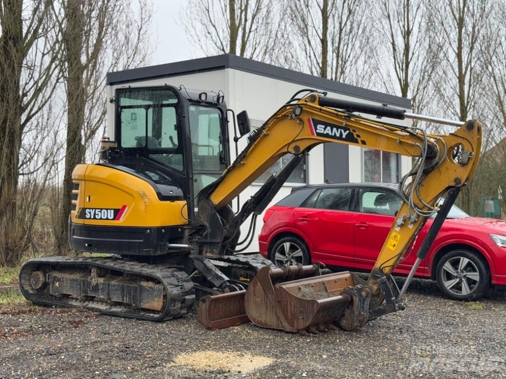 Sany SY 50 U Mini ekskavatörler, 7 tona dek