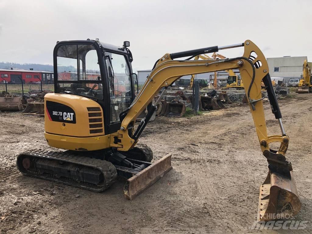 CAT 302.7 D Mini ekskavatörler, 7 tona dek