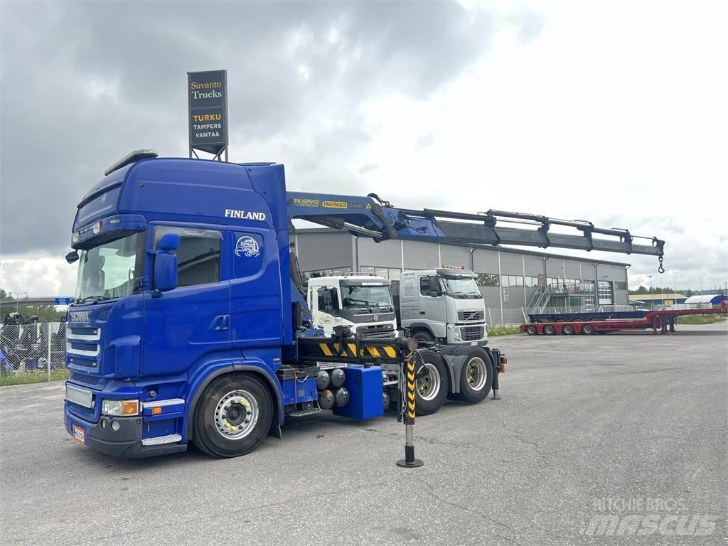 Scania R 560 6X2 Araç üzeri vinçler