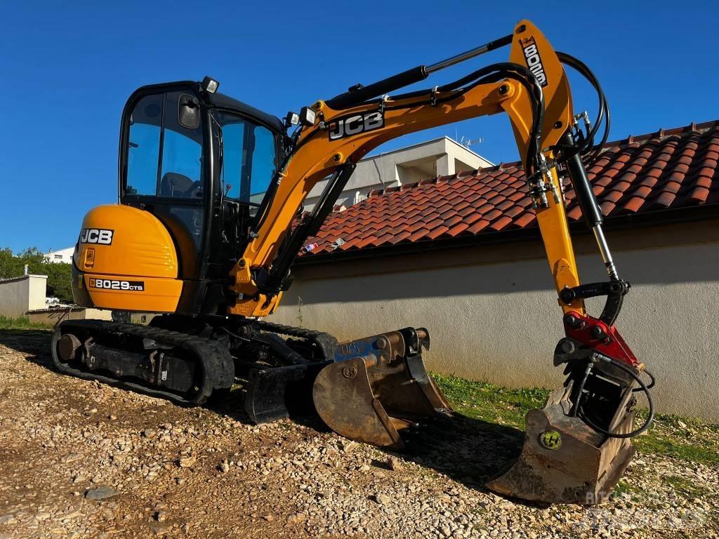 JCB 8029 CTS Mini ekskavatörler, 7 tona dek