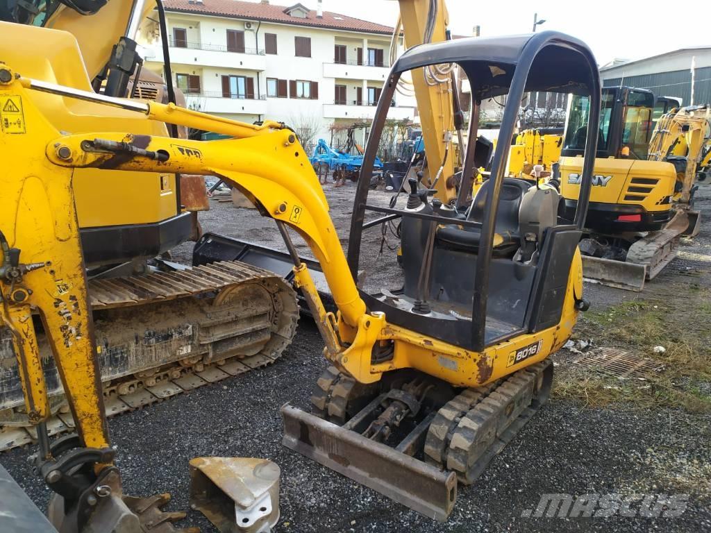 JCB 8016 Mini ekskavatörler, 7 tona dek