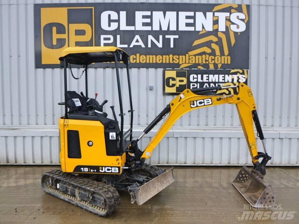 JCB 18Z-1 Mini ekskavatörler, 7 tona dek