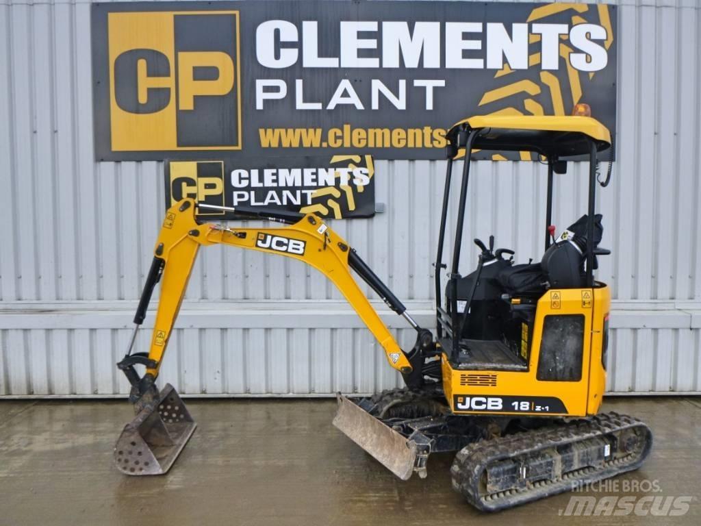 JCB 18Z-1 Mini ekskavatörler, 7 tona dek