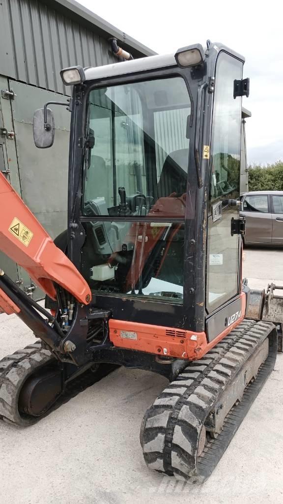 Kubota U 27-4 Mini ekskavatörler, 7 tona dek