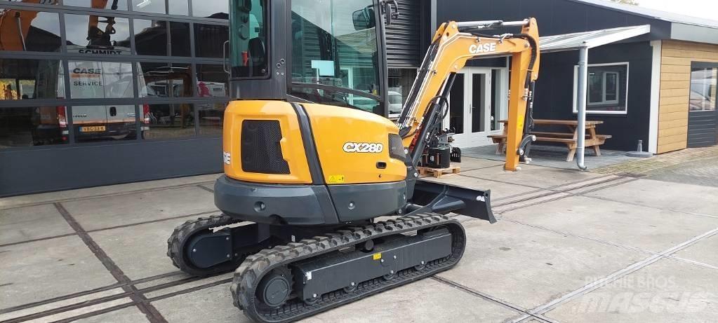 CASE CX28D Mini ekskavatörler, 7 tona dek