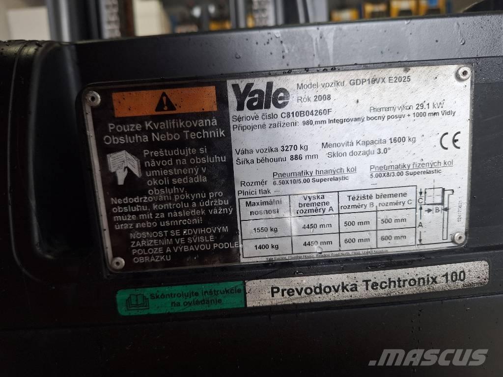 Yale GDP 16 VX LPG'li forkliftler