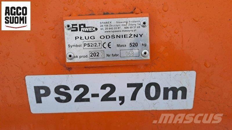 PS ALUEAURA 2-2.70 Kar küreme biçaklari