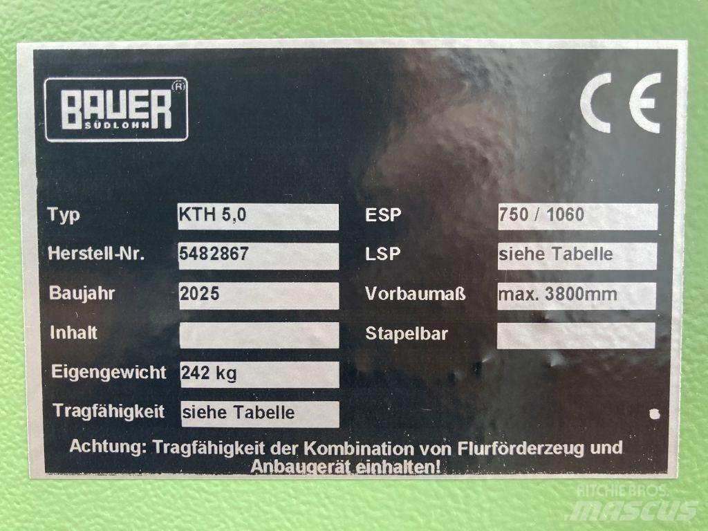 Bauer KTH 5,0 Digerleri