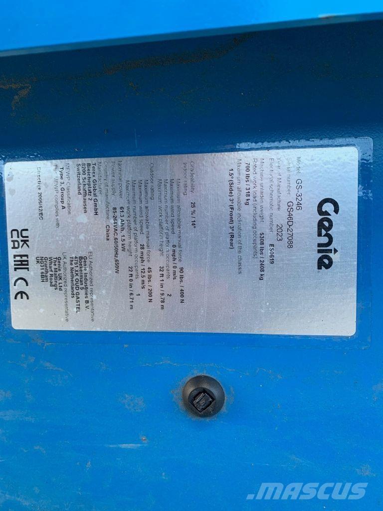 Genie GS-3246 Makasli platformlar