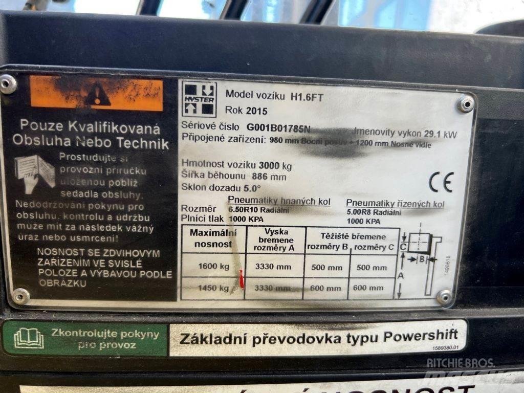 Hyster H 1.6 FT Dizel forkliftler