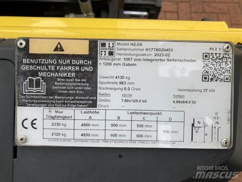 Hyster H 2.5A Dizel forkliftler