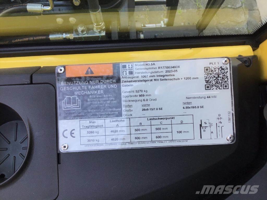 Hyster H 3.5 A Dizel forkliftler