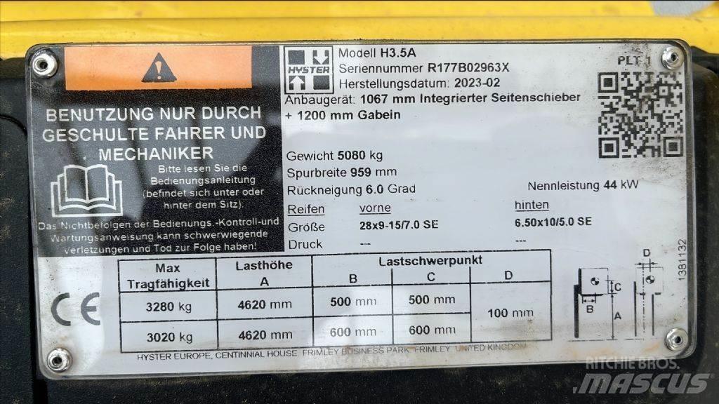 Hyster H 3.5 A Dizel forkliftler