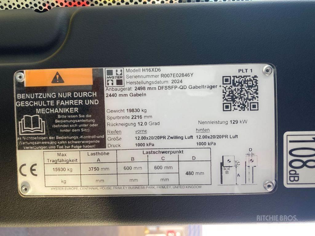 Hyster H16XD6 Dizel forkliftler