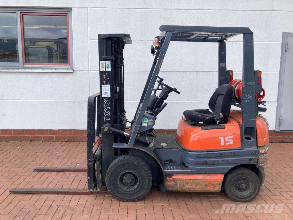 Toyota 42 6FGF 15 LPG'li forkliftler