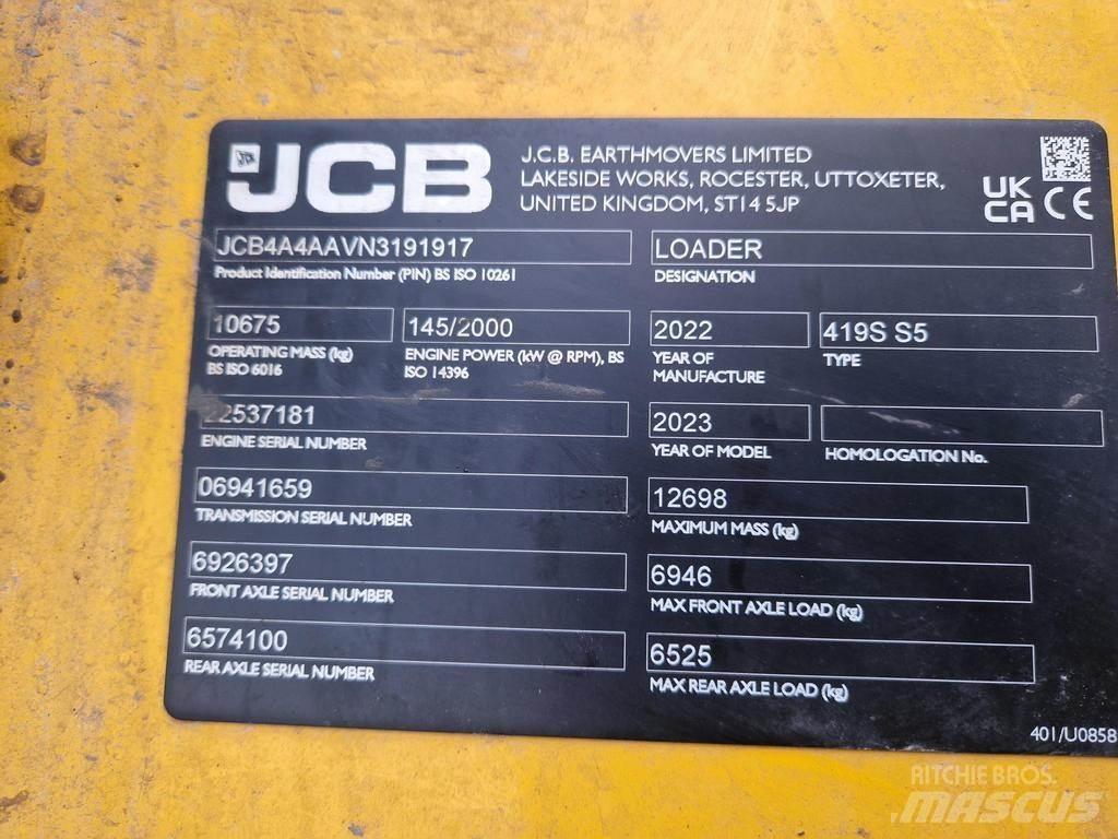JCB 419S Diger tarim makinalari