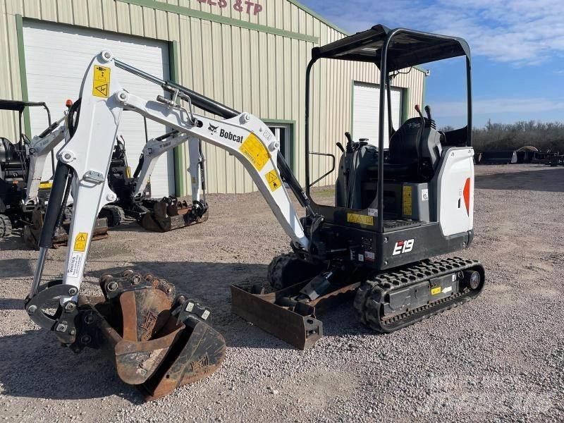 Bobcat E19 Mini ekskavatörler, 7 tona dek