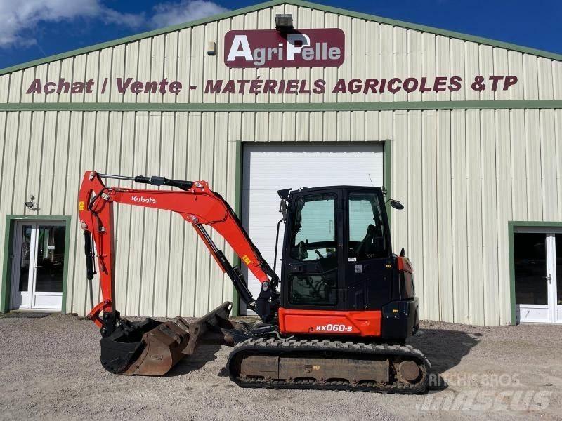 Kubota KX060-5 Mini ekskavatörler, 7 tona dek