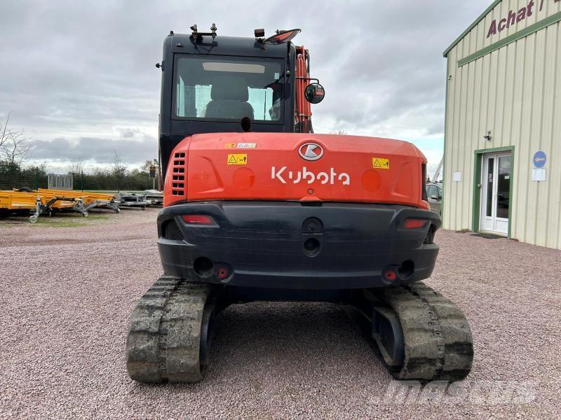 Kubota KX080-4 Mini ekskavatörler, 7 tona dek