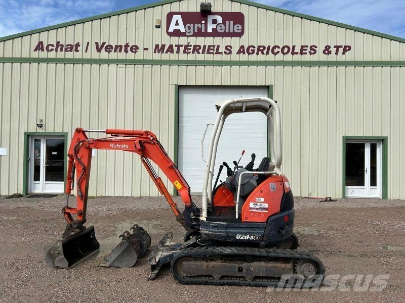 Kubota U20-3 Mini ekskavatörler, 7 tona dek