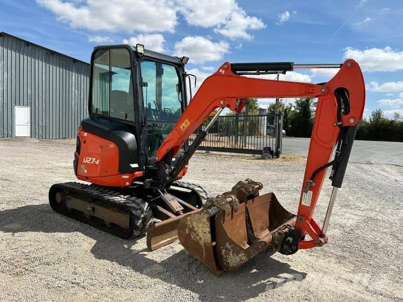 Kubota U27-4 Mini ekskavatörler, 7 tona dek