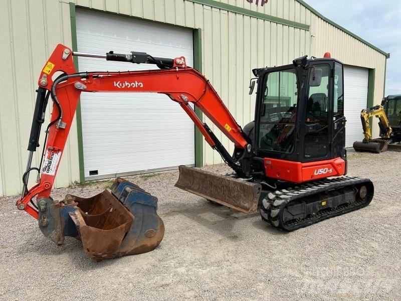 Kubota U50-5 Mini ekskavatörler, 7 tona dek