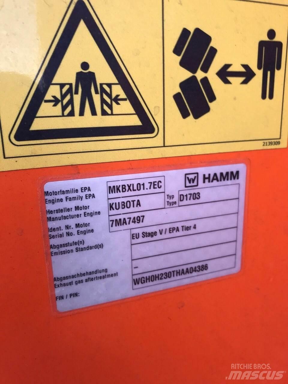 Hamm HD12VV Çift tamburlu silindirler