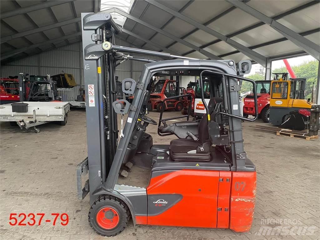 Linde E 18 L 02 EVO Elektrikli forkliftler