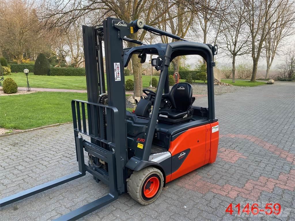 Linde E 20 L 02 Elektrikli forkliftler