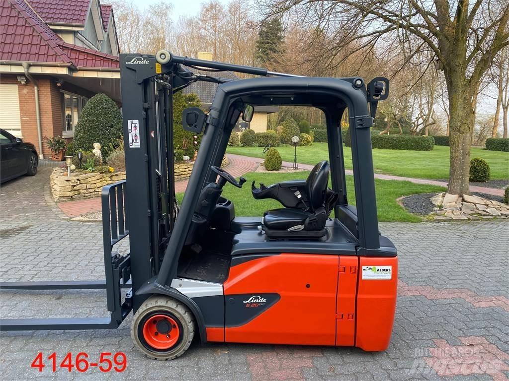 Linde E 20 L 02 Elektrikli forkliftler