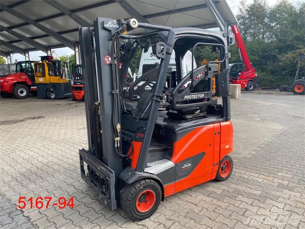 Linde E 20 PH 02 Elektrikli forkliftler