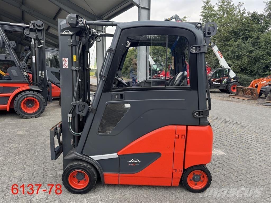 Linde E 20 PH -02 Elektrikli forkliftler