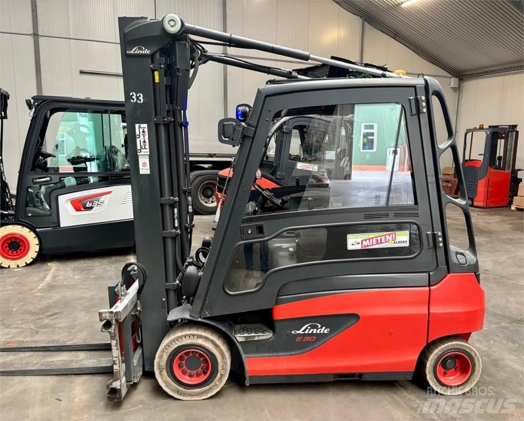 Linde E 30 - 01 Elektrikli forkliftler
