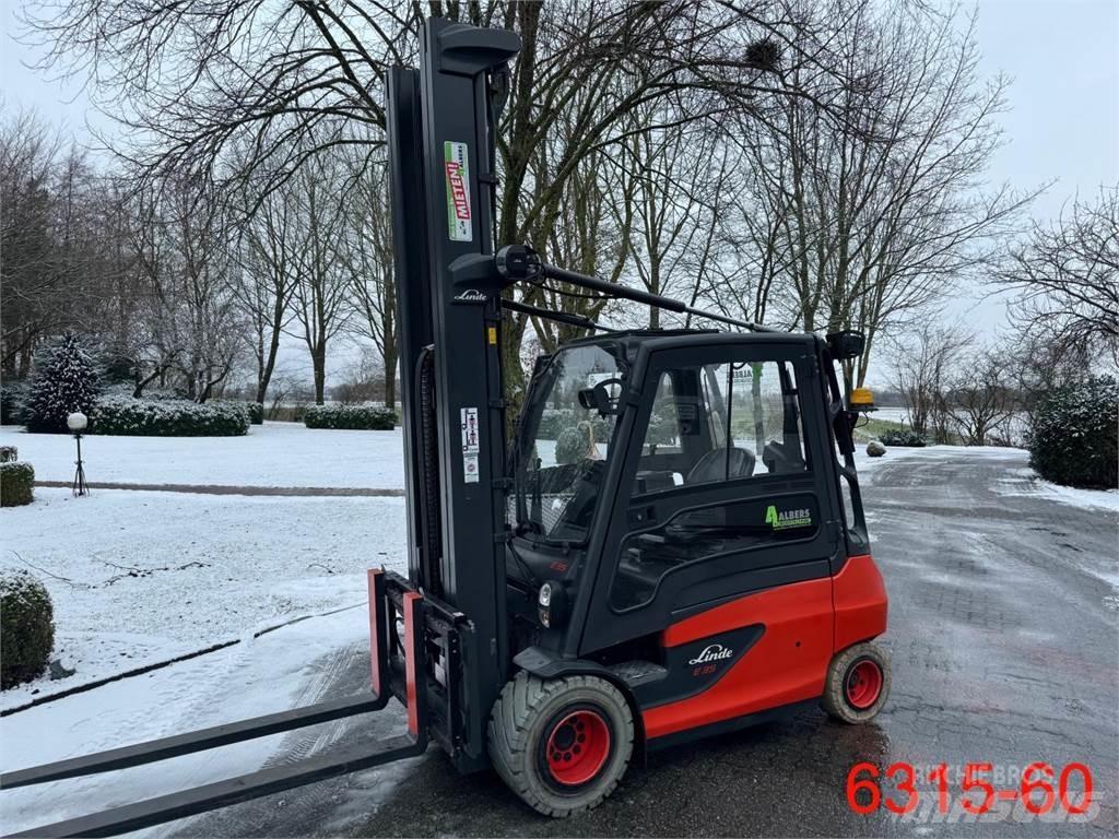 Linde E 35 L 01 Elektrikli forkliftler