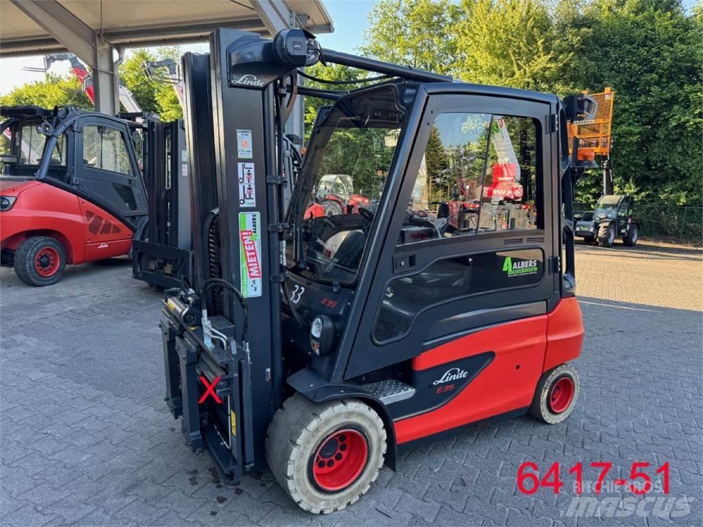 Linde E 35 L 01 Elektrikli forkliftler