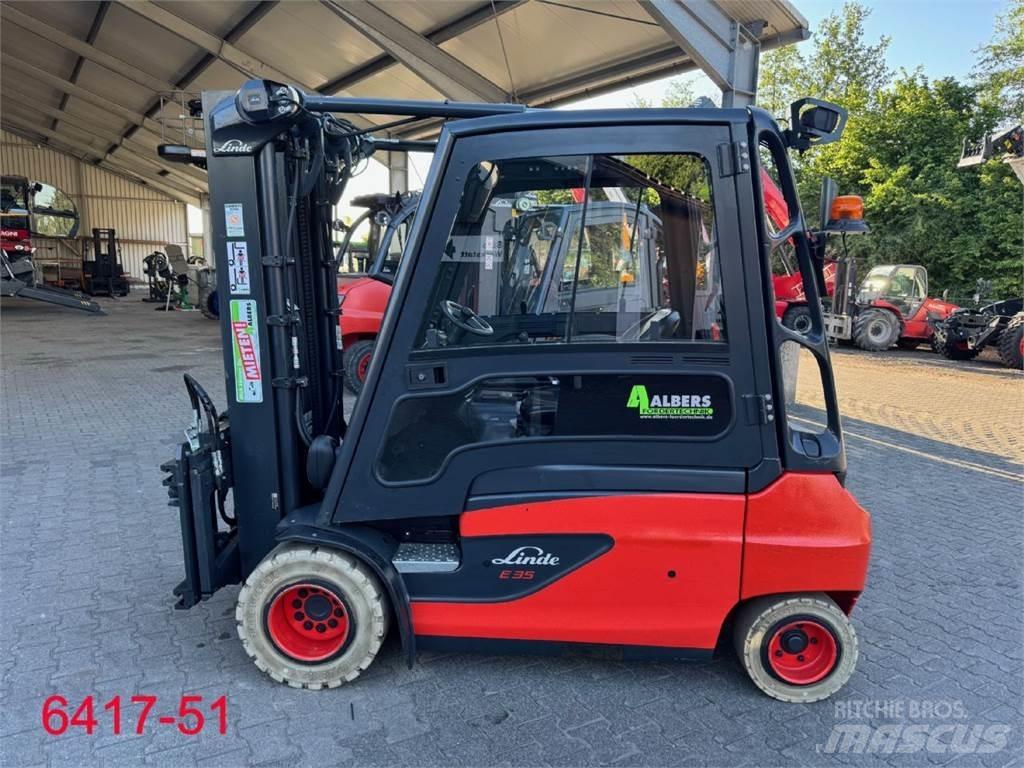 Linde E 35 L 01 Elektrikli forkliftler