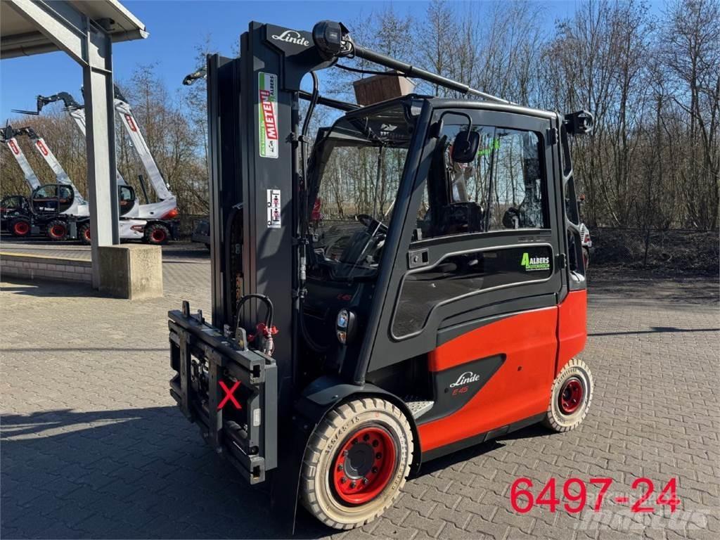 Linde E 45 HL 600 Elektrikli forkliftler