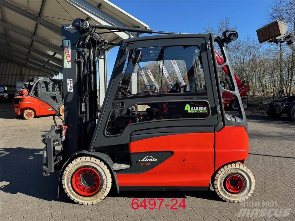 Linde E 45 HL 600 Elektrikli forkliftler