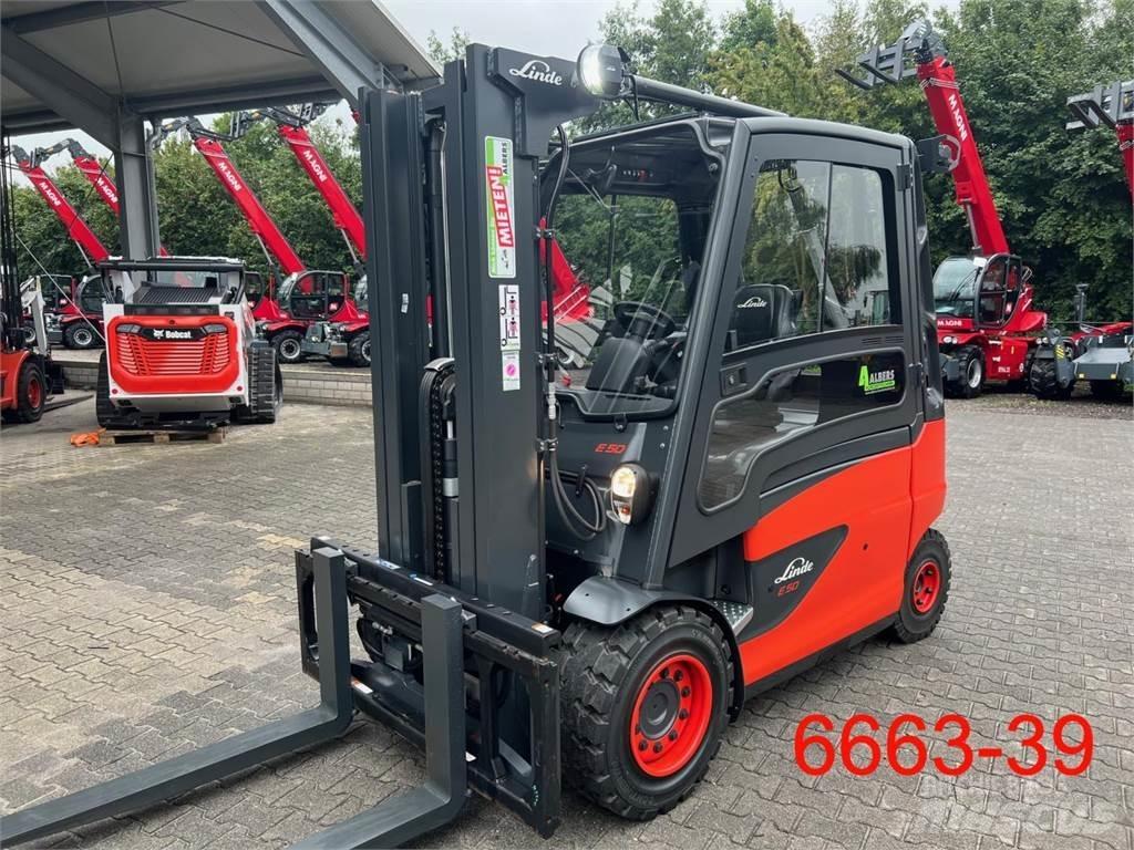 Linde E 50 HL 01 Elektrikli forkliftler