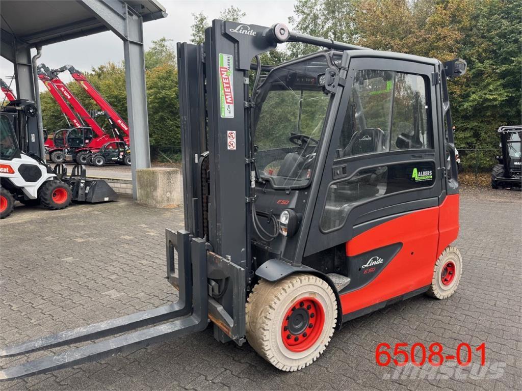 Linde E 50 HL 01 Elektrikli forkliftler