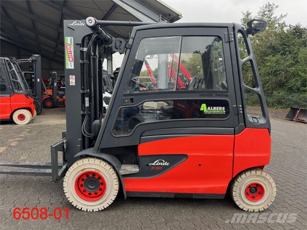 Linde E 50 HL 01 Elektrikli forkliftler