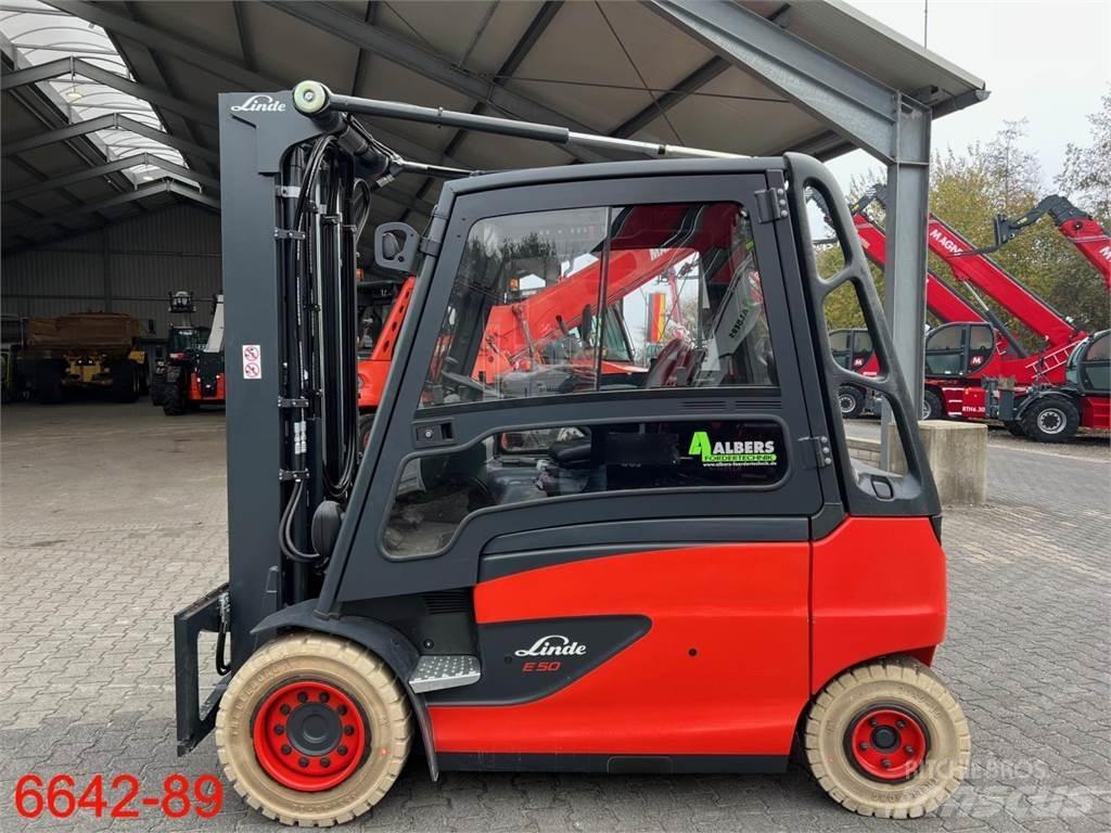 Linde E 50 HL 01 Elektrikli forkliftler