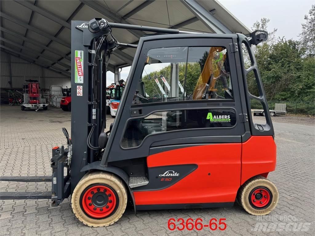 Linde E 50 HL - 01 / 600 Elektrikli forkliftler