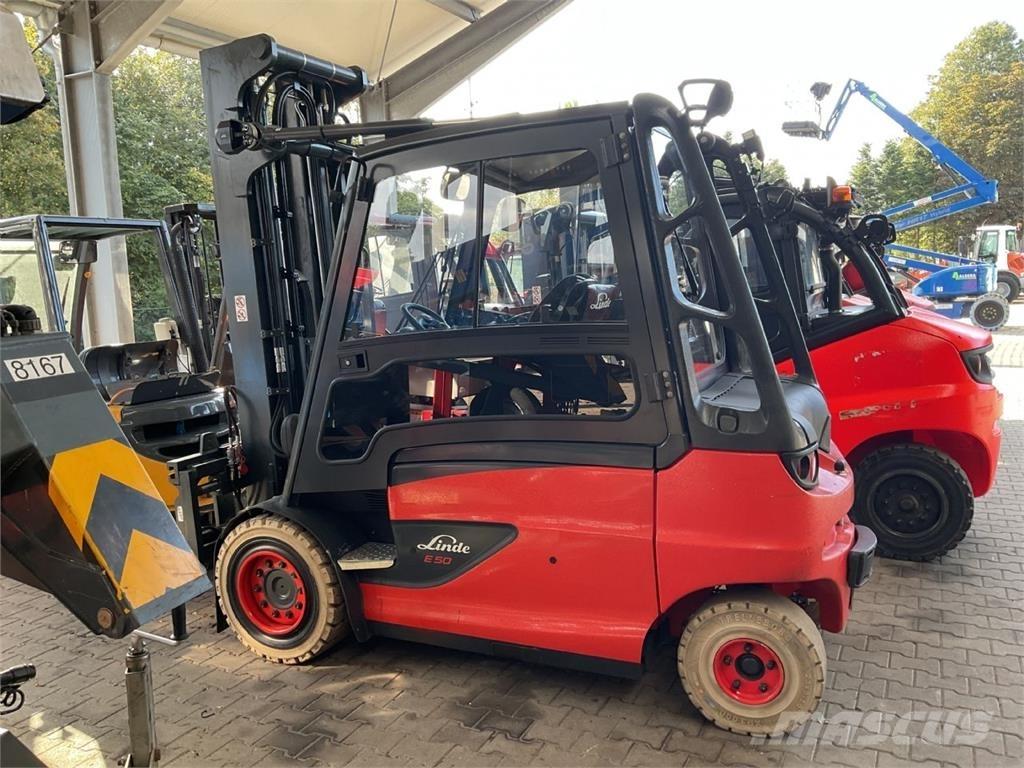 Linde E 50 HL 01 600 Elektrikli forkliftler